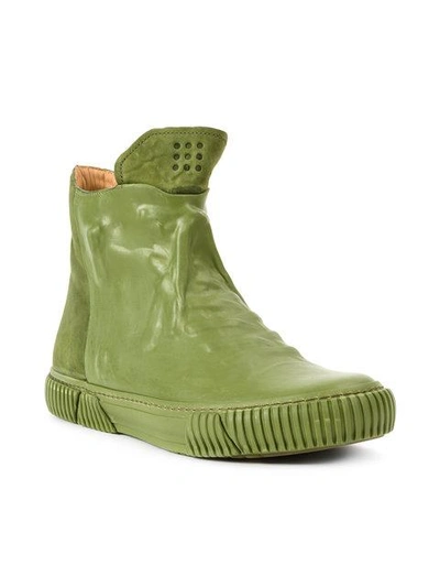 Shop Both Contrast Ankle Boots - Green