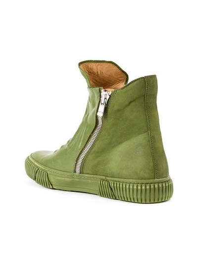 Shop Both Contrast Ankle Boots - Green