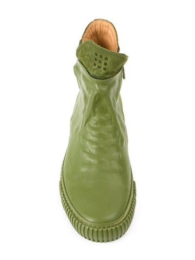 Shop Both Contrast Ankle Boots - Green