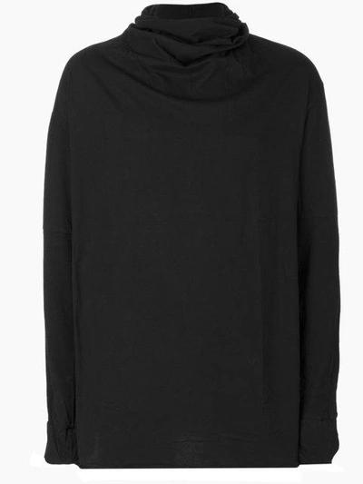 Shop Lost & Found Mesh Sleeve T In Black