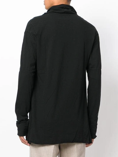 Shop Lost & Found Mesh Sleeve T In Black