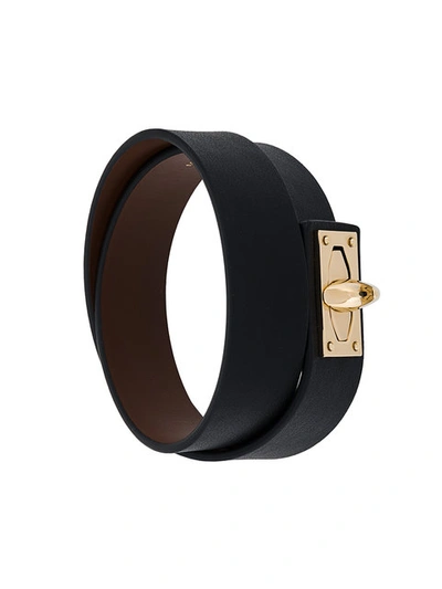 Givenchy Classic Buckled Bracelet In Black