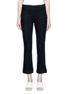 HELMUT LANG Cropped flared denim trousers