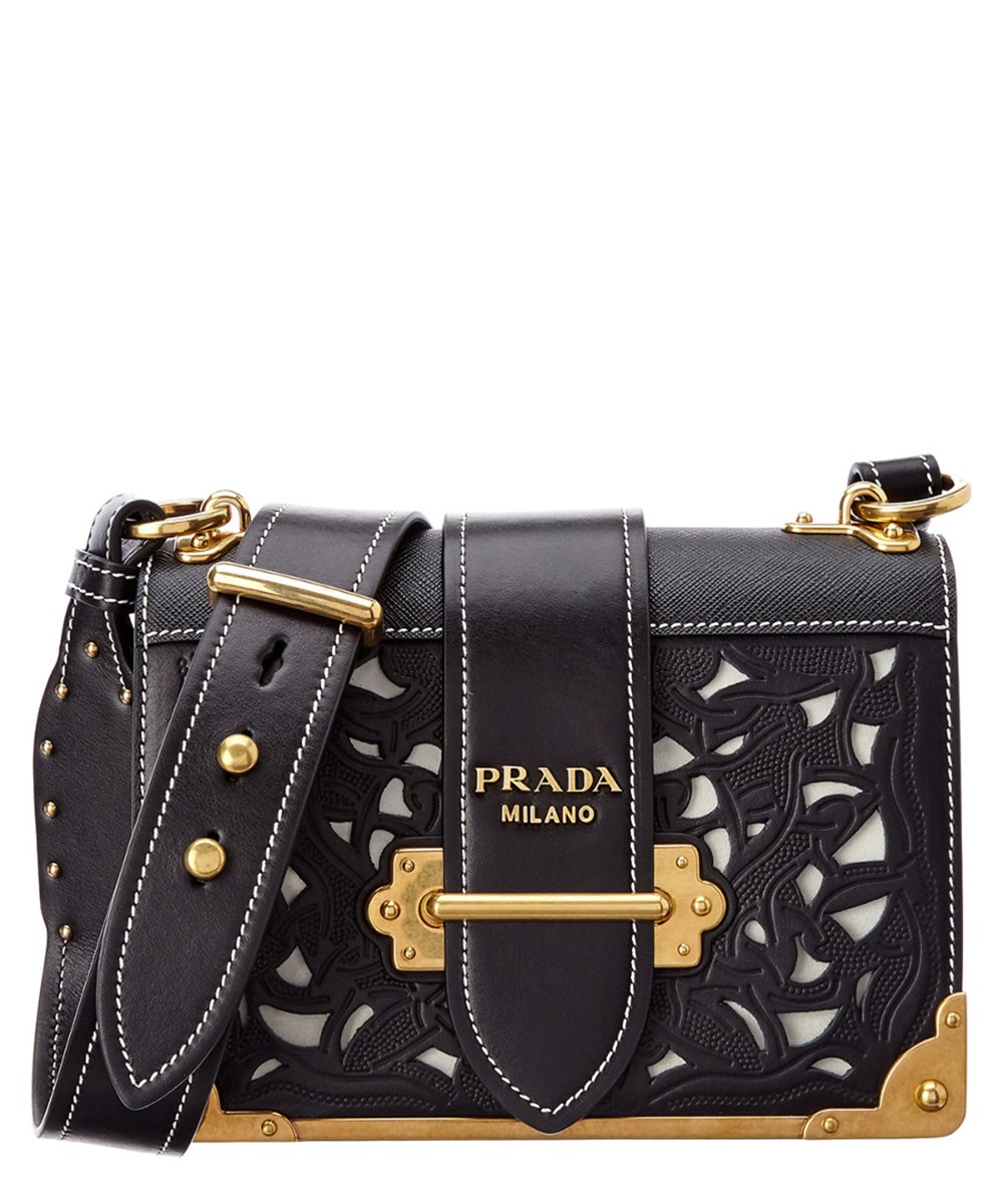 prada perforated bag