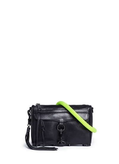 Shop Rebecca Minkoff 'm.a.c.' Climbing Rope Strap Mini Leather Crossbody Bag