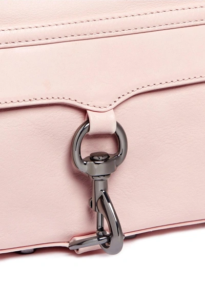 Shop Rebecca Minkoff 'm.a.c.' Curb Chain Mini Leather Crossbody Bag