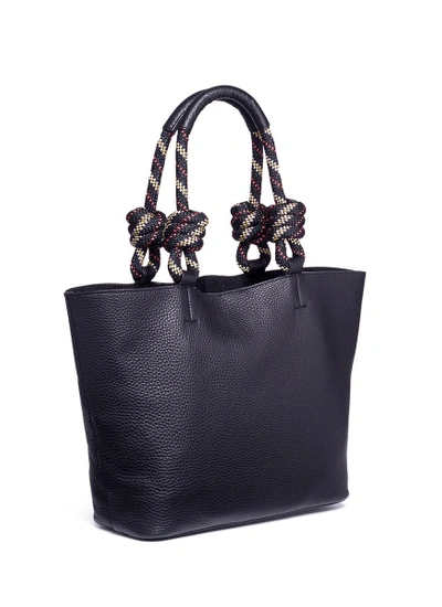Shop Rebecca Minkoff Climbing Rope Handle Pebbled Leather Tote
