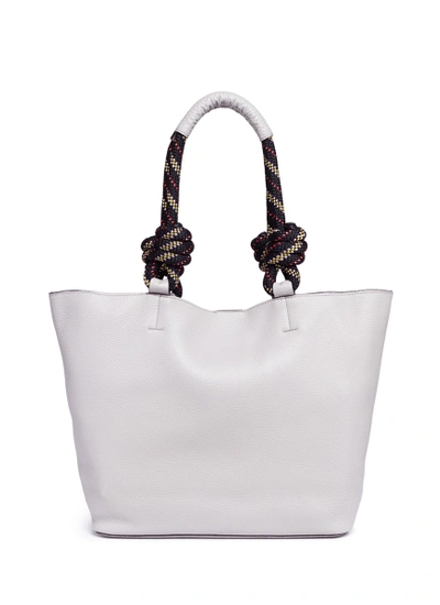 Rebecca Minkoff Climbing Rope Handle Pebbled Leather Tote