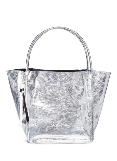 Shop Proenza Schouler Extra Large Metallic Leather Tote