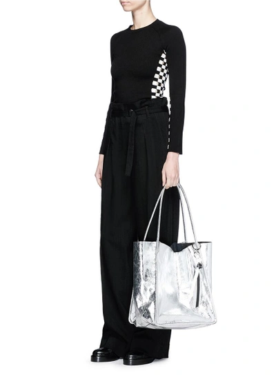 Shop Proenza Schouler Extra Large Metallic Leather Tote