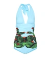 DOLCE & GABBANA EXCLUSIVE TO MYTHERESA.COM - PRINTED SWIMSUIT,P00271062