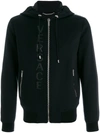 VERSACE leather logo hooded sweatshirt,A77192A21952912152974