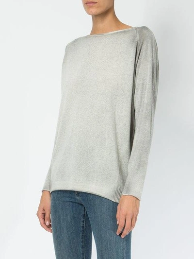 Shop Avant Toi Loose-fit Jumper In V00002 Delfino