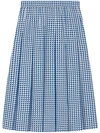 GUCCI Pleated wool skirt,469109ZJM1712146747