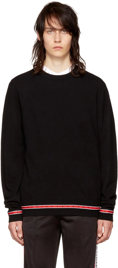 Shop Givenchy Black Iconic Band Sweater