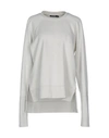 Blk Dnm Sweatshirts In Light Grey