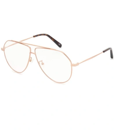 Shop Stella Mccartney Aviator Glasses In Gold