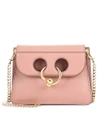 Jw Anderson Pierce Mini Leather Shoulder Bag In Dusty Rose