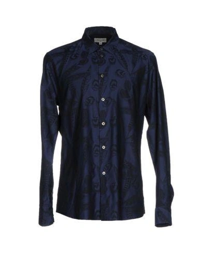 Shop Paul & Joe Shirts In Dark Blue