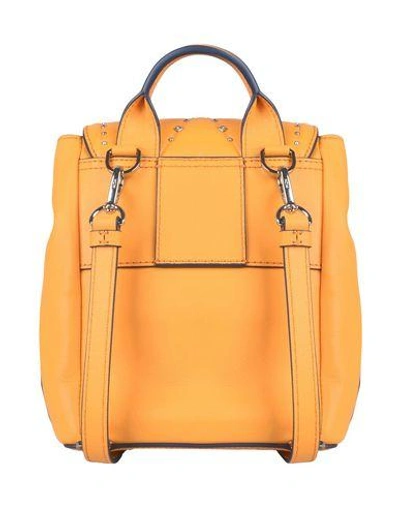 Shop Mcm Backpack & Fanny Pack In Orange