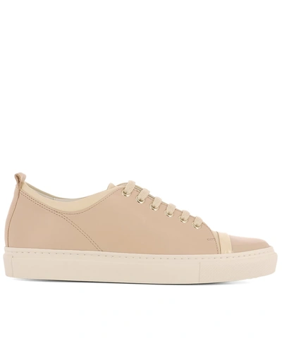 Lanvin Pink Leather Sneakers