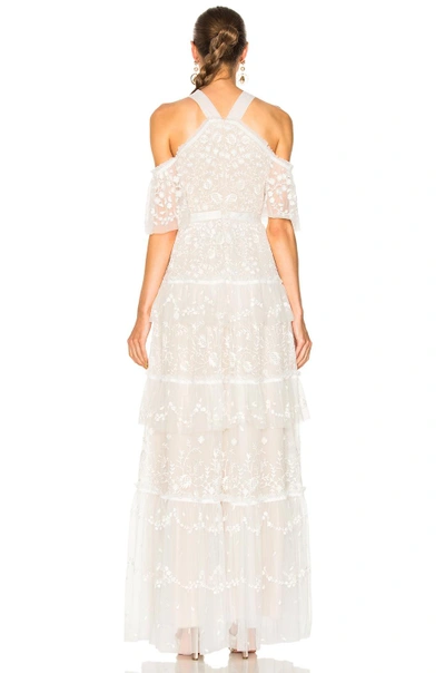 Shop Needle & Thread Primrose Gown In White. In Ivory