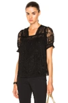 NEEDLE & THREAD NEEDLE & THREAD EMBROIDERED TOP IN BLACK,TO0002PF17