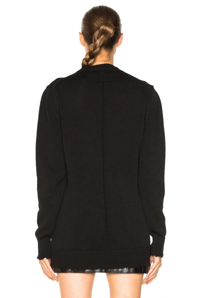 GIVENCHY GIVENCHY I FEEL LOVE SWEATER IN BLACK,RED 17A 7802 524