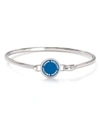 MARC JACOBS Logo Disc Hinge Bracelet,1615416SILVER/BLUE