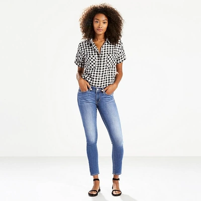 Levi's 711 Coolmax Ankle Skinny Jeans - Light Years