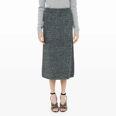 Club Monaco Samira Knit Skirt In Grey