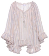 ZIMMERMANN Meridian striped linen and cotton top