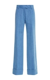 ANNA SAMMARONE Wide Leg Vince Denim Pants