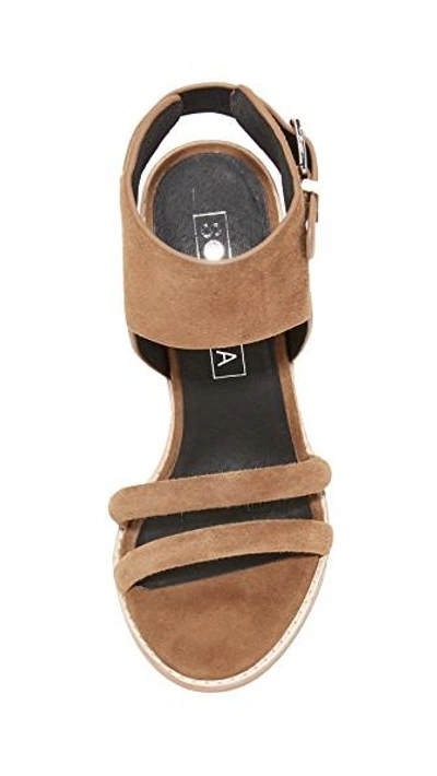 Shop Sol Sana Tiki Heel Sandals In Light Tan