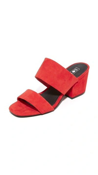 Shop Sol Sana Tina Mule Sandals In Flame