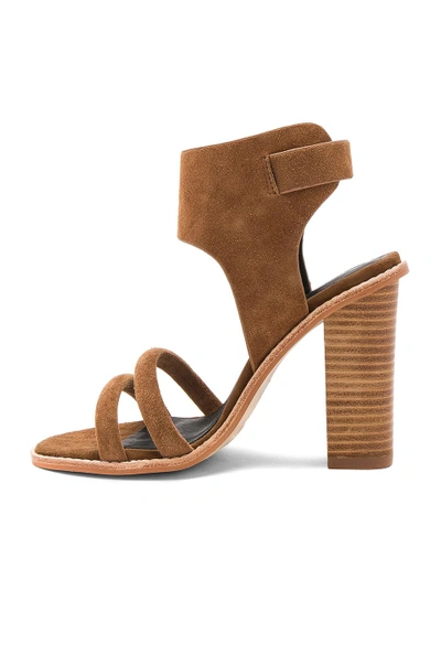 Shop Sol Sana Tiki Heel In Tan Suede