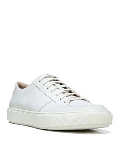 Shop Vince Leonard Sneakers In White
