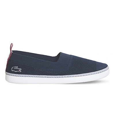 Lacoste L.ydro Canvas Trainers In Navy