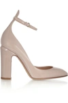 Valentino Garavani White Sneakers With Rockstud Detail And Contrasting Band In Leather Woman In Pink