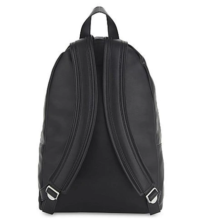 Shop Givenchy Embroidered Leather Backpack In Black