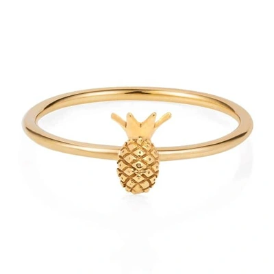Gucci Tiny Pineapple Ring Gold Vermeil