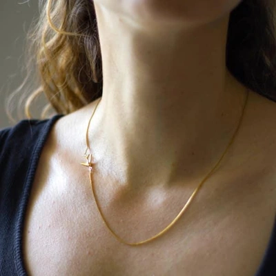 Gucci Swallow Necklace – Gold Vermeil