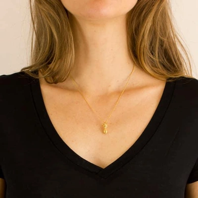 Gucci Pineapple Necklace Gold