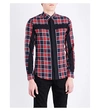 GIVENCHY Checked slim-fit cotton shirt
