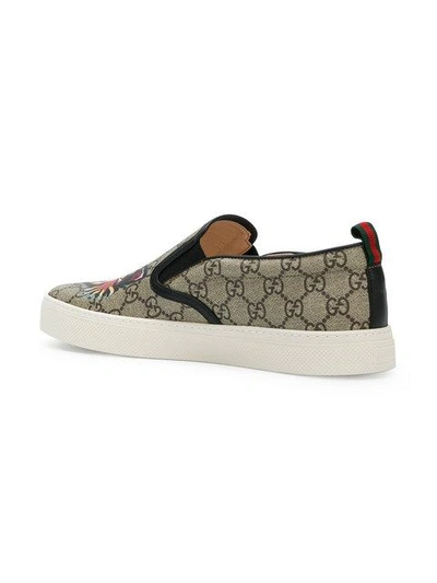 Shop Gucci Gg Supreme Angry Cat Sneakers