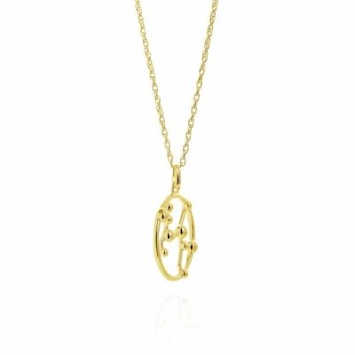 Yasmin Everley Jewellery Virgo Astrology Ring In 9ct Gold