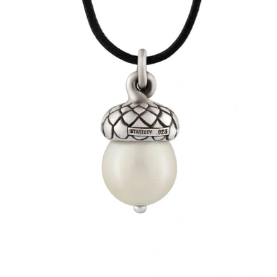 Gucci Acorn Pendant With Pearl