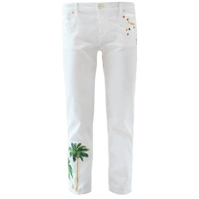 My Pair Of Jeans Green / White / Gold Palms Boyfriend