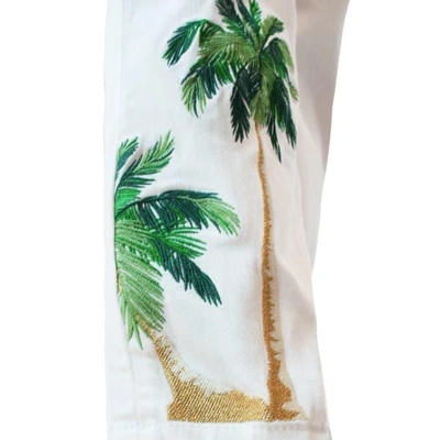 My Pair Of Jeans Green / White / Gold Palms Boyfriend