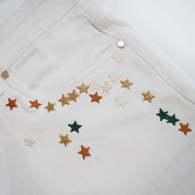 My Pair Of Jeans Green / White / Gold Palms Boyfriend